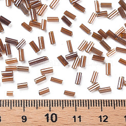 Прозрачные цвета блестящие стеклянные бусины из стекляруса&nbsp;SEED-N005-001-A09