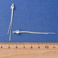 Große Anhänger aus Messing mit Pavé-Fassung aus klaren Zirkonia&nbsp;CU-CBAEC99-03S