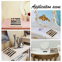 Бамбуковые кольцевые дисплеи на 5 слот&nbsp;RDIS-WH0002-15A