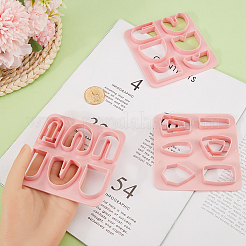 3 шт. 3 стиля арочные трапециевидные резаки для глины из АБС-пластика DIY-GF0009-42A