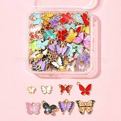 80шт 8 стиля подвески из сплава с эмалью&nbsp;ENAM-FS0003-62