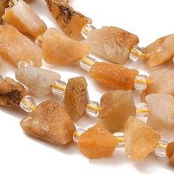 Natürliche gelbe Botswana Achat Perlen Stränge&nbsp;GG-CBA0B77-A21-02