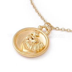 Ионное покрытие(ip) 304 нержавеющая сталь кулон ожерелье для мужчин и женщин&nbsp;STAS-H169-01J