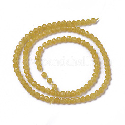 Natürliche Jade Perlen Stränge&nbsp;G-F596-45A