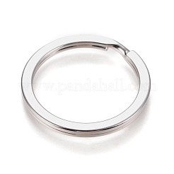 合金分割キーリング  キーホルダー留め金のパーツ  クロムメッキ  28x2mm  内径：22mm&nbsp;PALLOY-TAC0001-01A-O