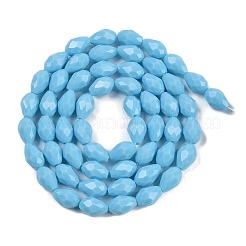 Hilos de cuentas opacas de colores sólidos&nbsp;EGLA-N013-P6mm-D10