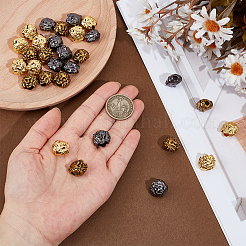 30 шт. Европейские бусины из сплава 3 цветов&nbsp;FIND-OC0013-99