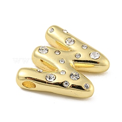 Pendentifs en laiton zircon cubique transparent&nbsp;KK-E093-04G-W