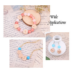 Бусины из бука&nbsp;WOOD-TA0001-43