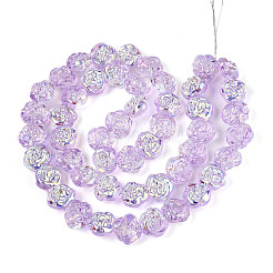 Гальванические стеклянные бусины EGLA-T025-02D