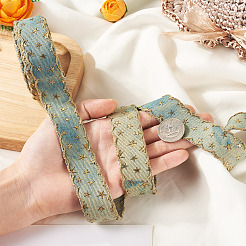 5 ярд полиэстеровой ленты для тиснения с 3D-звездой и золотом&nbsp;OCOR-TAC0023-14A