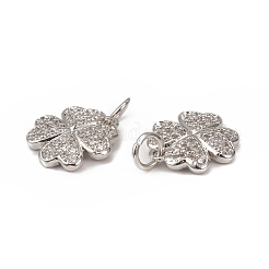 Латунные микро проложить кубического циркония подвески&nbsp;KK-E068-VB112