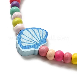 Набор украшений из кленового дерева&nbsp;SJEW-C006-01B