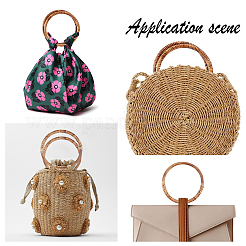 Ручки для сумок из ротанговой ткани WOOD-PH0008-95