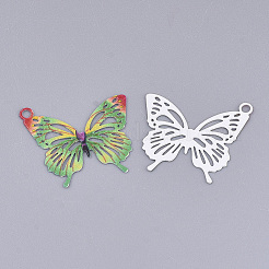 Pendentifs en laiton imprimés&nbsp;LS-KKC-R002-02D