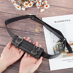 Искусственная кожа с оболочкой из сплава на талии AJEW-WH0419-05A