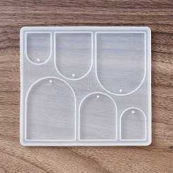 Moules en silicone pendentif bricolage&nbsp;DIY-G065-01A