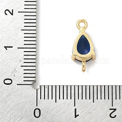 Шармы-соединители из латуни с паве из кубического циркония&nbsp;KK-Z120-31G-04