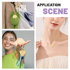 6шт 6 стиля латунные подвески-медальоны&nbsp;KK-CA0003-72