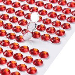 Самоклеящиеся акриловые наклейки со стразами&nbsp;STIC-PW0012-01B