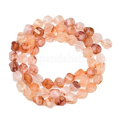 Натуральный гематоидный кварц / нитки из железистого кварца&nbsp;G-P611-C32-01