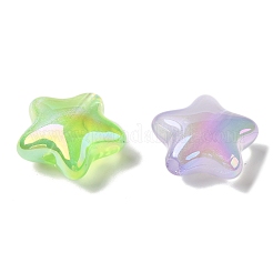 Светящиеся акриловые бусины с УФ-покрытием OACR-H123-24