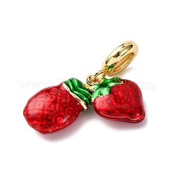 Латунные эмалированные европейские подвески с подвесками KK-C119-03G