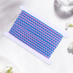 1 рулон полиэстеровой ленты с волнистой бахромой и пайетками&nbsp;OCOR-GF0005-72C