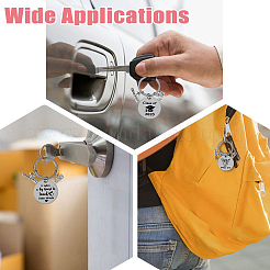 5 шт. 5 стиля класс 2023 выпускной подарок брелок из нержавеющей стали KEYC-FH0001-32B