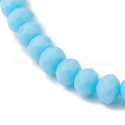 Эластичные браслеты из стекла и муранского бисера для женщин&nbsp;BJEW-JB13226