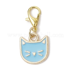 5шт сплав эмали кулон украшения HJEW-JM03411