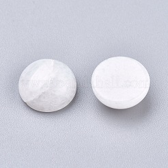 天然石ホワイトジェイドカボション  半円  8x3.5~4mm&nbsp;X-G-P393-R69-8MM
