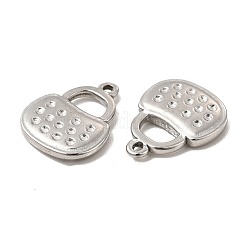 Подвеска из нержавеющей стали 304 со стразами&nbsp;STAS-E182-18P