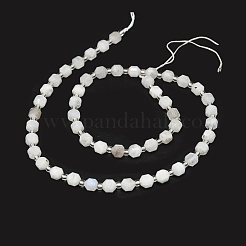 Бусины из натурального радужного лунного камня G-O201B-16