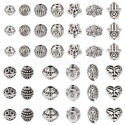 120шт 12 стиля бусины из сплава в тибетском стиле FIND-TA0002-75