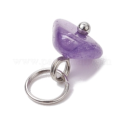 Подвески из натурального зеленого авантюрина/сердолика/аметиста/магнезита/розового кварца PALLOY-JF03078