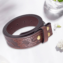 1 шт. Мужские цепочные ремни из искусственной кожи&nbsp;AJEW-CL0002-13B