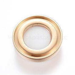 Cabochon a forma di occhio di gatto in acciaio inossidabile 304&nbsp;STAS-G109-01A