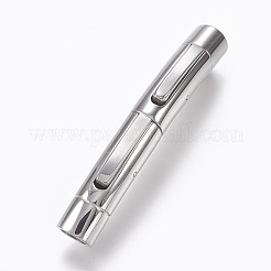 変色しにくい304ステンレススチール製バヨネット留め具  ステンレス鋼色  45.5x7mm  穴：5mm&nbsp;STAS-O114-053P-B