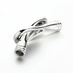 Магнитные застежки из полимерной глины и нержавеющей стали 304 со стразами STAS-M196-02