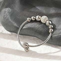 Браслеты-манжеты из нержавеющей стали 304&nbsp;BJEW-Z087-12P