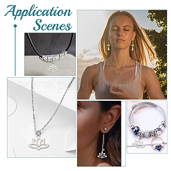 20 шт. подвески из нержавеющей стали 201 двух цветов STAS-UN0048-74