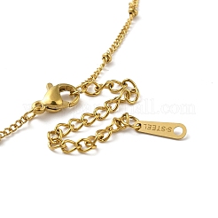 Ожерелья из нержавеющей стали&nbsp;NJEW-R264-02G