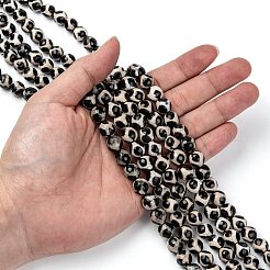 Бусины дзи с узором на спине черепахи в тибетском стиле G-H1453-1