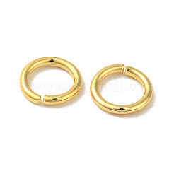 304ステンレススチールオープン丸カン  ラウンド  チェーンメイル織り用  18KGP本金メッキ  8x1.1mm  内径：5.5mm&nbsp;STAS-K285-02L-G
