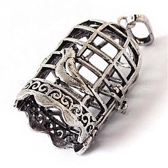 Pendentifs de cage en laiton&nbsp;KK-Q402-14AS