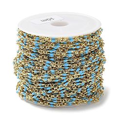 Эмалированные цепочки с овальными звеньями CHC-K014-10G-03