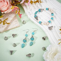 40 шт. конусные бусины из сплава в тибетском стиле&nbsp;FIND-SC0007-94