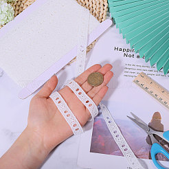 16 ярд хлопковых кружевных лент с цветочной вышивкой SRIB-FG0001-27