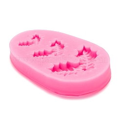 Рождественская ягода падуба с листьями помадной Молды DIY-I060-04